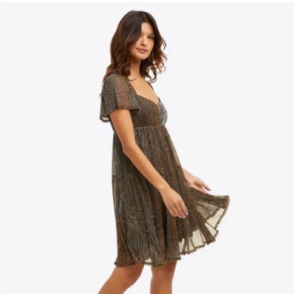 Draper James Emily Dress in Lurex Plise - XS